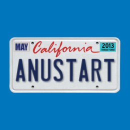 arrested development anustart license plate t-shirt