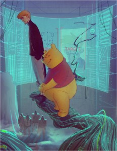 Alternate Reality Calvin and Hobbes vs Winnie the Pooh and Christopher Robin