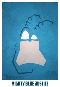 Bloop’s Heroes and Villains Minimalist Posters