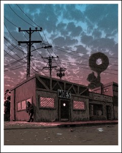 Dark, Moody Simpsons Art by Tim Doyle