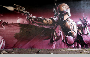 Boba Fett Street Art from Scotland [Star Wars]