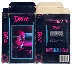 Drive: Fake 80′s VHS Box Art