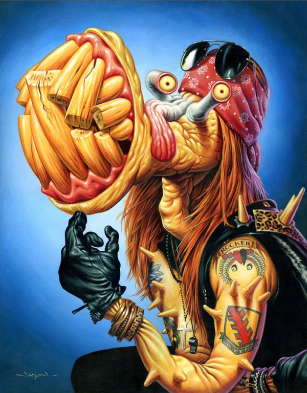 axl rose monster by Jason Edmiston