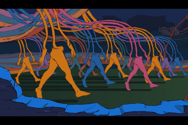 Blockhead - The Music Scene. Animation by Anthony Francisco Schepperd.