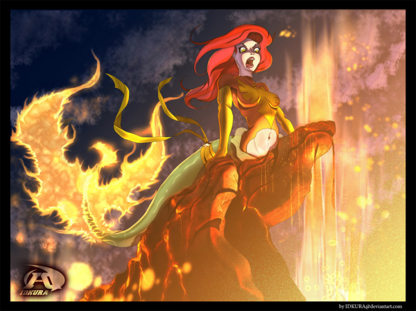 Ariel Destroyer of that World by Bryan-Lobdell - Disney's Little Mermaid x X-Men's Dark Phoenix