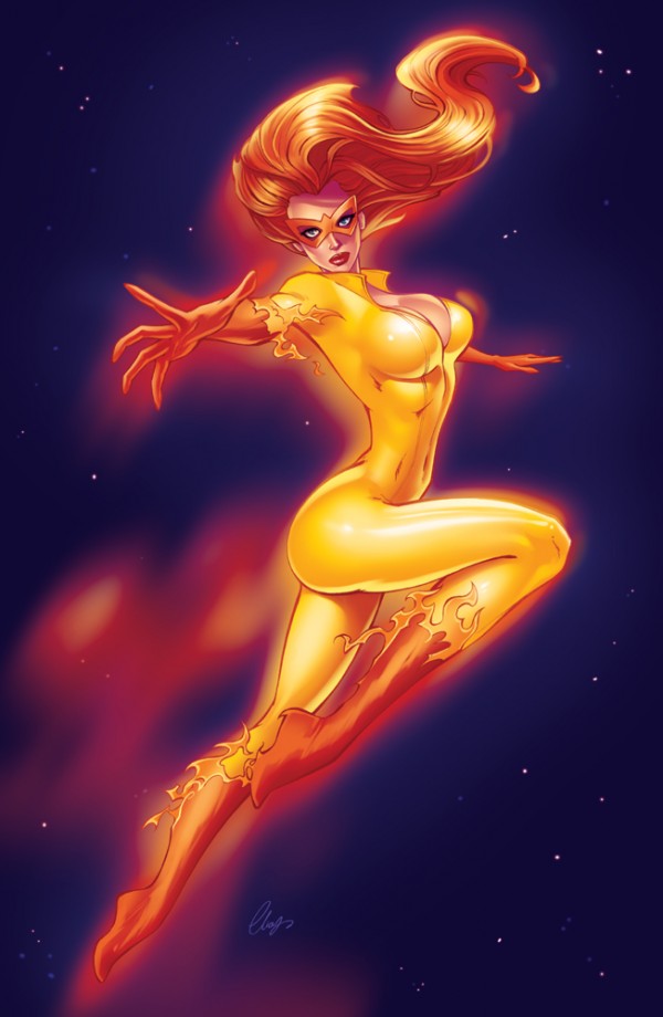 Sexy Cartoon and Comic Book Pinup Art by Elias Chatzoudis
