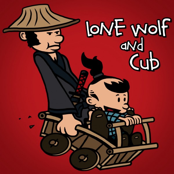 Lone Wolf and Cub x Calvin and Hobbes Mashup Art by JBaz