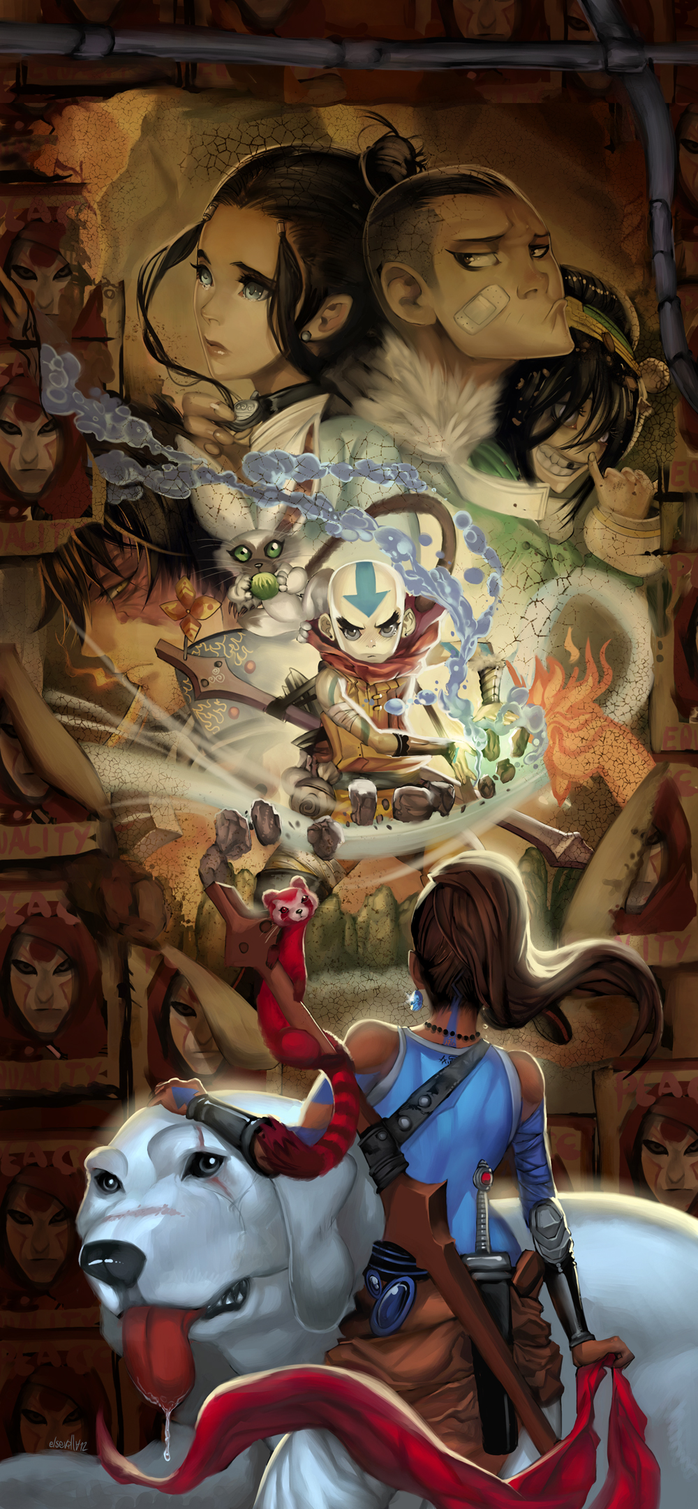 Surpass me Korra [Legend of Korra Fan Art]