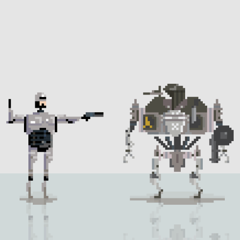 Behave Yourselves! [Robocop Pixel Art]