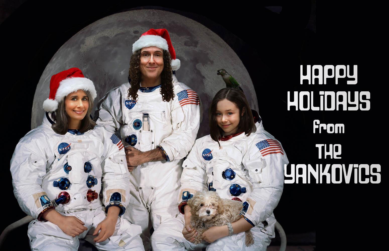 Christmas Card from Weird Al Yankovic and his Family