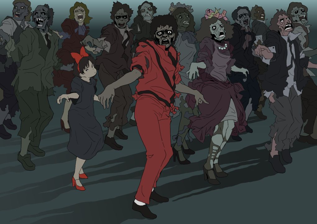 Kiki's Delivery Service x Michael Jackson's Thriller and Beat It