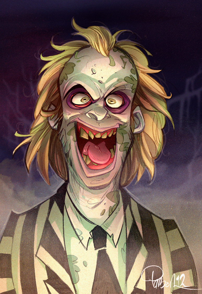 Beetlejuice Art by Brett Parson