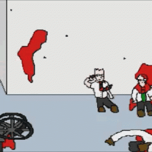 Dilbert, bloody, murder, suicide, rampage, kllls everyone, office, animation