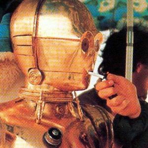 C-3PO taking a smoke break - Star Wars, Cigarette, Anthony Daniels
