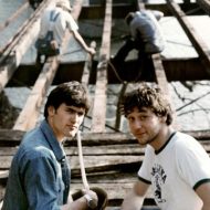 Evil Dead Behind the Scenes Photo: Bruce Campbell and Sam Raimi