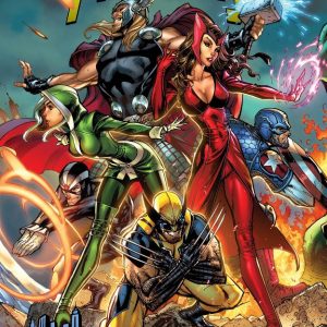 Uncanny Avengers 1 Midtown Exclusive J Scott Campbell Connecting Variant Cover Part 1 of 3