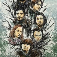 Stark Family Tree by Fresh Doodle - Game of Thrones - Song of Ice and Fire