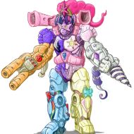 Mighty Morphin' Pony Rangers MegaHord by Sean Mirrsen - My Little Pony x Power Rangers