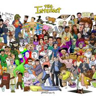 The Internet Class Photo - Full Cast Poster - All the Memes and viral video stars