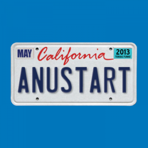 ANUSTART - Arrested Development T-Shirt - Tobias Funke LIcense Plate - David Cross