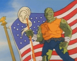 Toxic Crusaders - Toxie - Toxic Avenger - Troma Cartoon GIF
