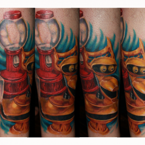 mst3k crow tom servo tattoo - mystery science theater 3000