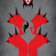 Legion of Doom Minimalist WWF Wrestling Poster