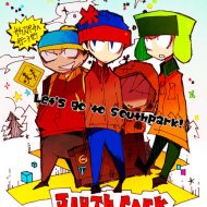 Anime/Manga Style South Park Fanart - Kyle Broflovski, Stan Marsh, Eric Cartman, Kenny McCormick