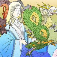 Daenerys Targaryen Japanese Woodblock Style - Game of Thrones