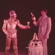 Metal Man and Shorty - C-3PO and R2-D2 knockoffs in a 1978 wine infomercial