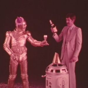 Metal Man and Shorty - C-3PO and R2-D2 knockoffs in a 1978 wine infomercial