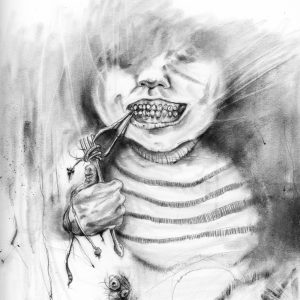 1 - Noodles - Nightmare Soup inspired by Scary Stories to Tell in the Dark's Stephen Gammell