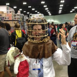 Nicolas Cage Wicker Man Cosplay Photo at Comikaze Expo - Not the Bees!