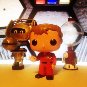 Joel Robinson, Tom Servo and Crow T Robot - MST3K Funko Pop Vinyl - Joel Hodgson on Mystery Science Theater 3000