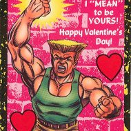 Guile - Street Fighter 2 Valentine's Day Cards