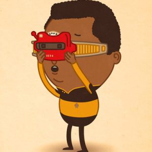 Geordi La Forge by mike mitchell
