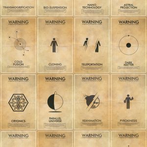 Fringe Vintage Warning Posters