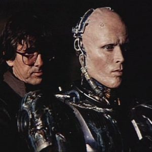 RoboCop Behind the Scenes Photo - Paul Verhoeven and Peter weller
